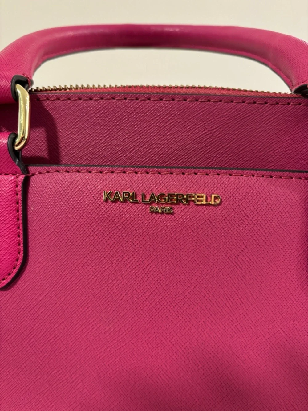 Karl Lagerfeld Paris Pink Handbag - Picture 2 of 6